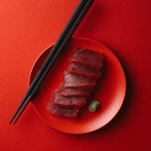 SASHIMI DE ATÚN ( 6 undidades)