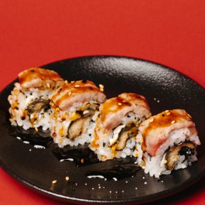 UNAGHI FIRE ROLL ( 4 unidades )